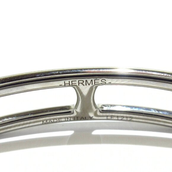 Auth HERMES Luli Doubletour - Light Brown Silver Vor Swift. Hardware LF1212 - Picture 4 of 6